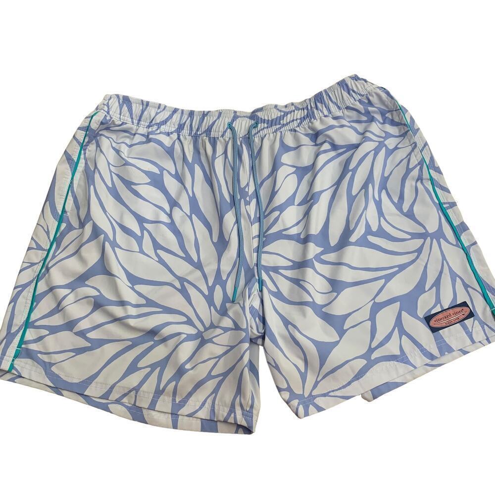 Vineyard Vines 7" Printed Chappy Swim Trunks SZ‎ 2XB Shorts